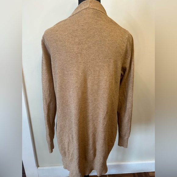 Dreamer by debut S/M tan cardigan with pockets - Picture 4 of 5